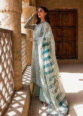 Gulaal Embroidered Chiffon Unstitched 3 Piece Suit - 03
